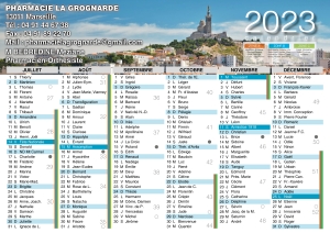 Calendrier. Création de maquette pour l'imprimerie, WebInk votre imprimeur à Marseille 13007