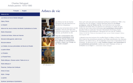 Artiste peintre - Charles Sahuguet - Création de site web par Webink à Marseille