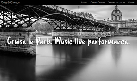 Visitez Paris en chanson depuis la Seine sur un bateau lors d'une croisière privée. - Création agence web Webink à Marseille